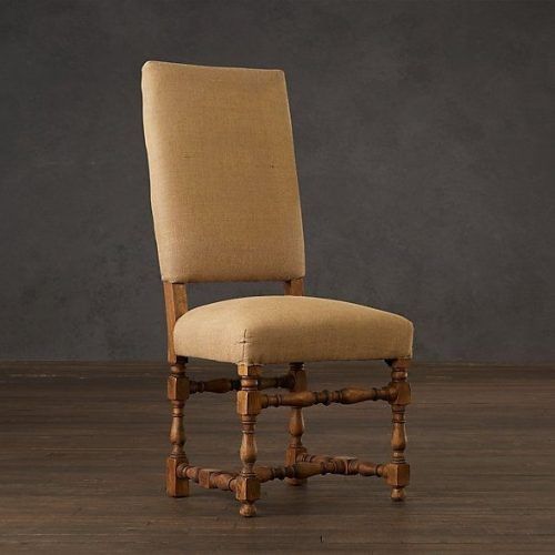 Magnolia Home Emery Ivory Burlap Side Chairs (Photo 2 of 20)