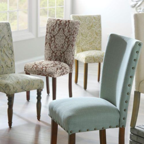 Fabric Covered Dining Chairs (Photo 16 of 20)
