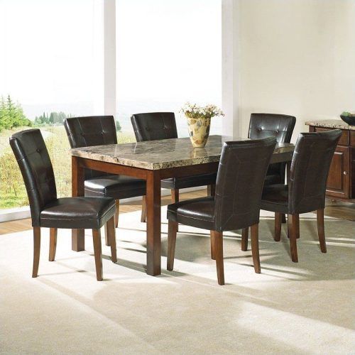 Norwood 7 Piece Rectangular Extension Dining Sets With Bench, Host & Side Chairs (Photo 3 of 20)