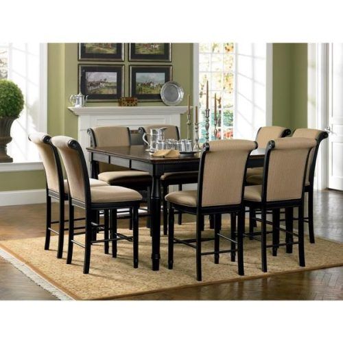 Craftsman 9 Piece Extension Dining Sets With Uph Side Chairs (Photo 7 of 20)