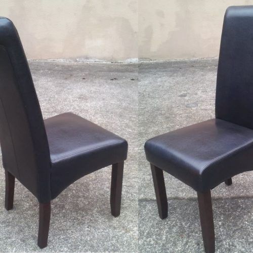 Cole Ii Black Side Chairs (Photo 15 of 20)