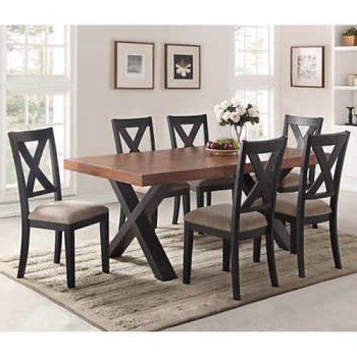 Craftsman 7 Piece Rectangular Extension Dining Sets With Arm & Uph Side Chairs (Photo 1 of 20)
