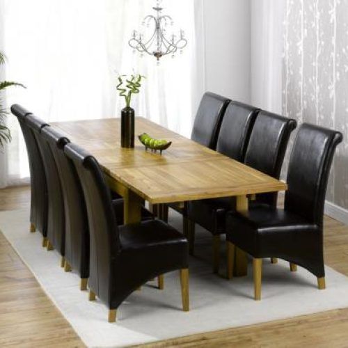 Solid Oak Dining Tables And 8 Chairs (Photo 12 of 20)
