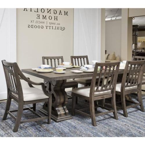 Magnolia Home Double Pedestal Dining Tables (Photo 1 of 20)