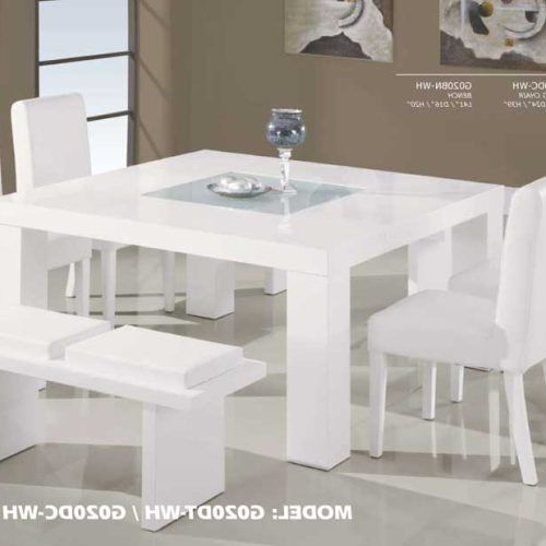 White Dining Tables And Chairs (Photo 18 of 20)