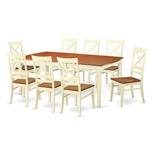 Craftsman 9 Piece Extension Dining Sets With Uph Side Chairs (Photo 16 of 20)
