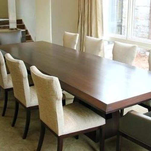 Dining Table And 10 Chairs (Photo 9 of 20)
