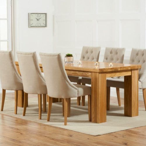 Dining Tables And Fabric Chairs (Photo 5 of 20)