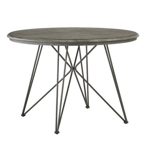 Dellaney 35'' Iron Dining Tables (Photo 13 of 20)
