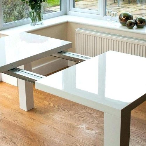 Small White Extending Dining Tables (Photo 3 of 20)