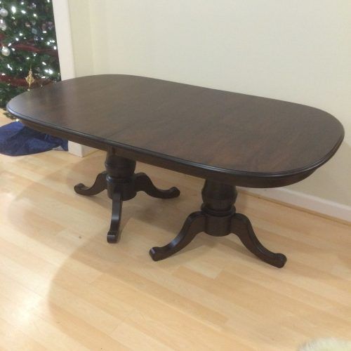 Minerva 36'' Pine Solid Wood Trestle Dining Tables (Photo 7 of 20)