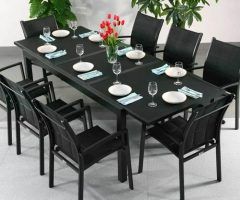 Top 20 of 8 Seater Black Dining Tables