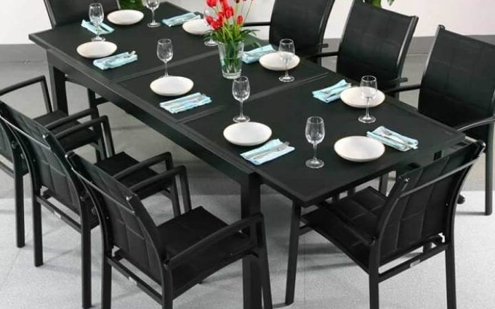 Top 20 of 8 Seater Black Dining Tables
