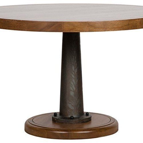 Monogram 48'' Solid Oak Pedestal Dining Tables (Photo 4 of 20)