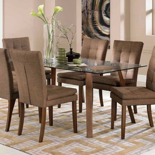 Dining Tables And Fabric Chairs (Photo 9 of 20)