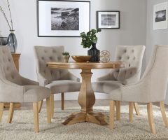  Best 20+ of Dining Tables and Fabric Chairs