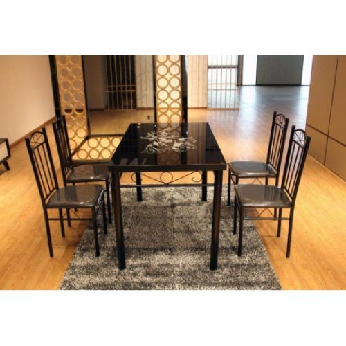 Dining Tables Black Glass (Photo 15 of 20)