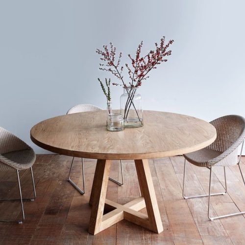 Round Teak Dining Tables (Photo 10 of 20)
