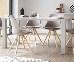 20 Collection of Dining Tables with Grey Chairs