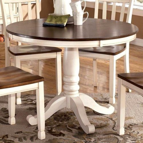 Dining Tables With White Legs And Wooden Top (Photo 7 of 20)