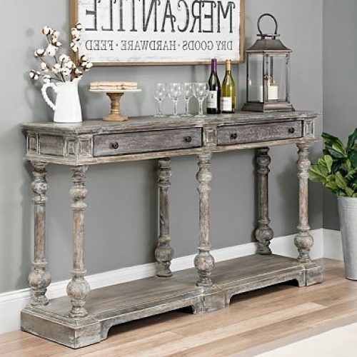 3-Piece Shelf Console Tables (Photo 9 of 20)
