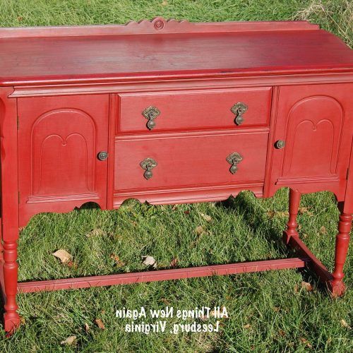 Red Buffet Sideboards (Photo 11 of 20)