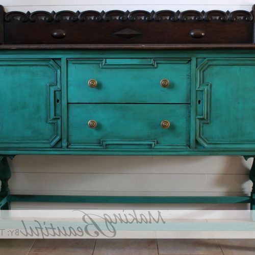 Annie Sloan Painted Sideboards (Photo 15 of 20)