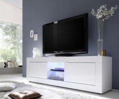 15 Collection of White Gloss Tv Stands