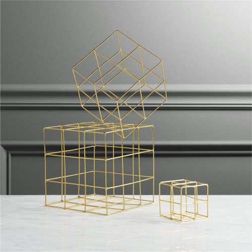 Brass Iron Cube Tables (Photo 19 of 20)