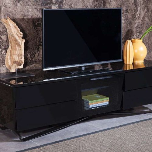 Black Modern Tv Stands (Photo 10 of 15)
