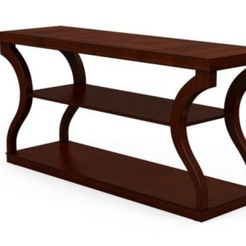 Wood Veneer Console Tables (Photo 18 of 20)