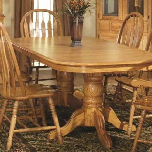 Magnolia Home Double Pedestal Dining Tables (Photo 15 of 20)