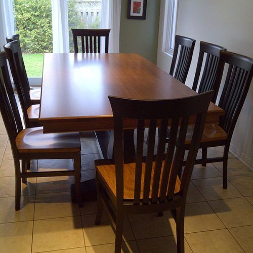 Gaspard Maple Solid Wood Pedestal Dining Tables (Photo 18 of 20)