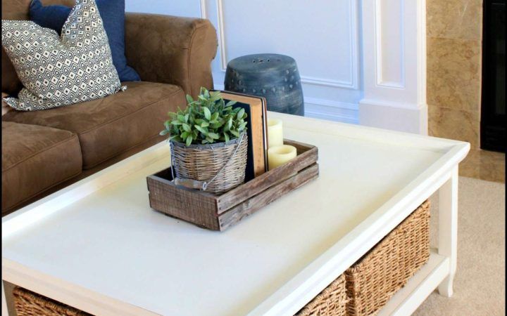 20 Collection of Coffee Tables with Baskets Underneath