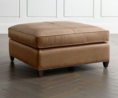 20 Inspirations Leather Pouf Ottomans