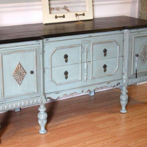 Blue Buffet Sideboards (Photo 4 of 20)