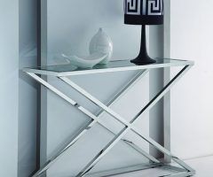 20 Best Metallic Silver Console Tables