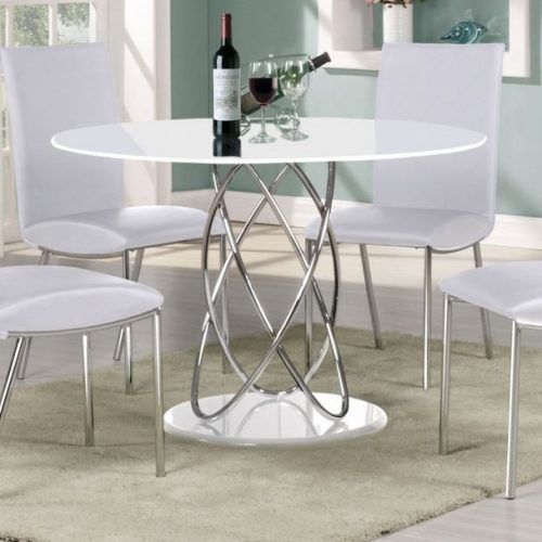 High Gloss Round Dining Tables (Photo 1 of 20)