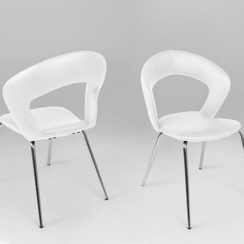 White Dining Chairs (Photo 6 of 20)