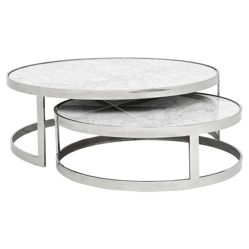 Smart Round Marble Top Coffee Tables (Photo 14 of 20)