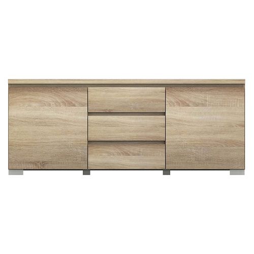 Togal Contemporary White/light Oak Dining Buffets (Photo 9 of 20)