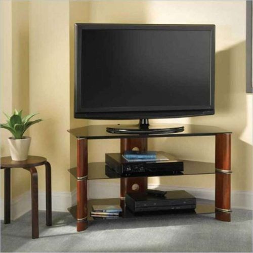 Glass Corner Tv Stands For Flat Screen Tvs (Photo 5 of 15)