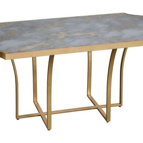 Gray And Gold Coffee Tables (Photo 2 of 20)