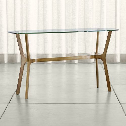 Elke Marble Console Tables With Polished Aluminum Base (Photo 1 of 20)