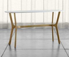 20 Best Ideas Elke Marble Console Tables with Brass Base