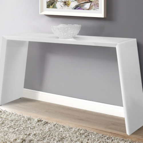 Square High-Gloss Console Tables (Photo 20 of 20)