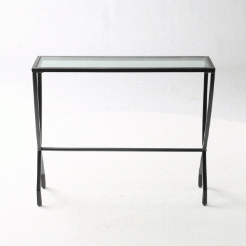Metallic Silver Console Tables (Photo 4 of 20)