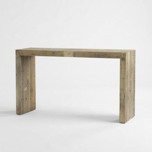 Smoke Gray Wood Console Tables (Photo 5 of 20)