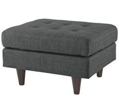 The Best Gray Fabric Oval Ottomans