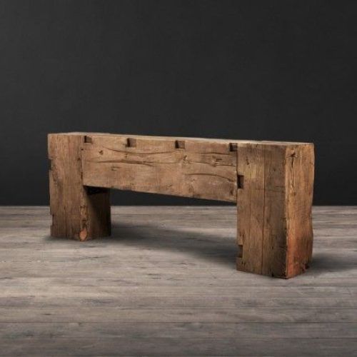 Reclaimed Wood Console Tables (Photo 2 of 20)
